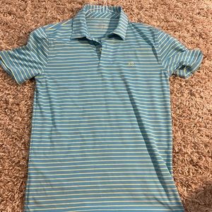 Southern Tide Blue and Yellow Polo Youth XL
